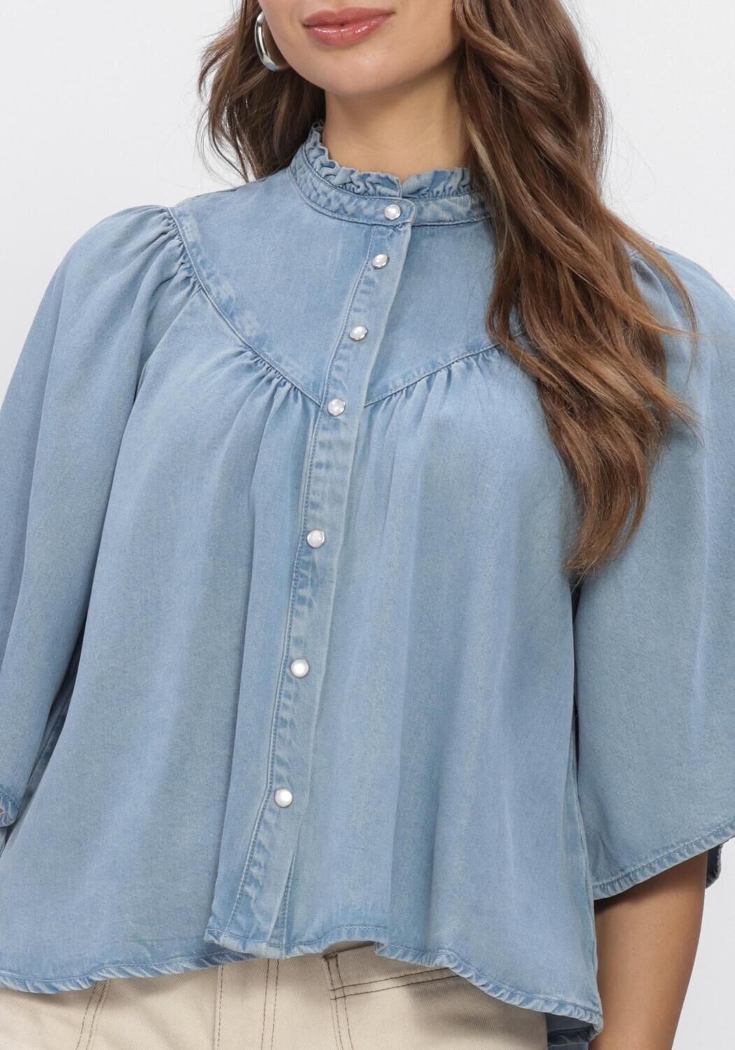 Blauwe SUNCOO Blouses LOUISE - large