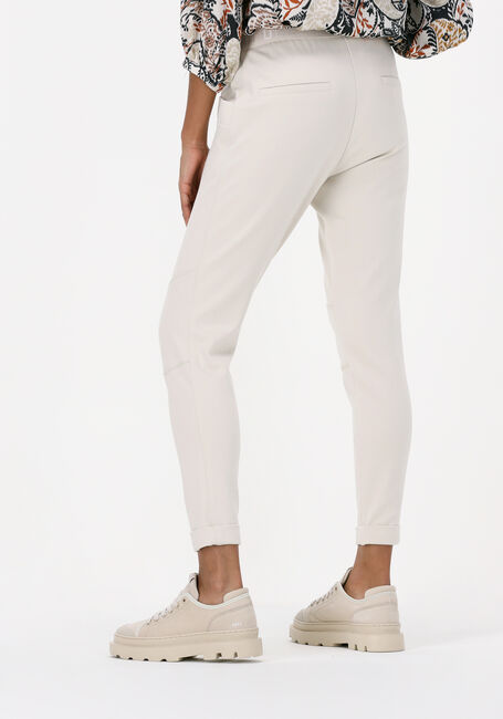 Beige SUMMUM Flared broek TROUSERS PUNTO MILANO - large