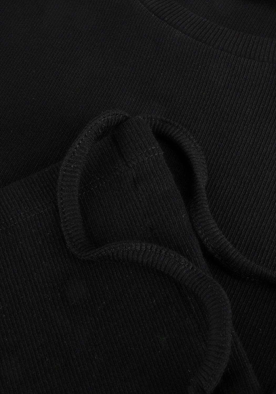 Zwarte ENVII Top ENALLY LS STRING TEE 5314 - large