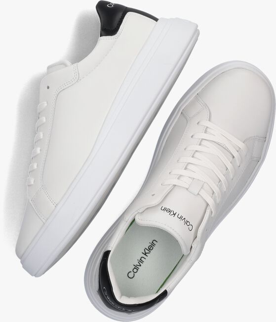 Witte CALVIN KLEIN Lage sneakers LOW TOP LACE UP - large