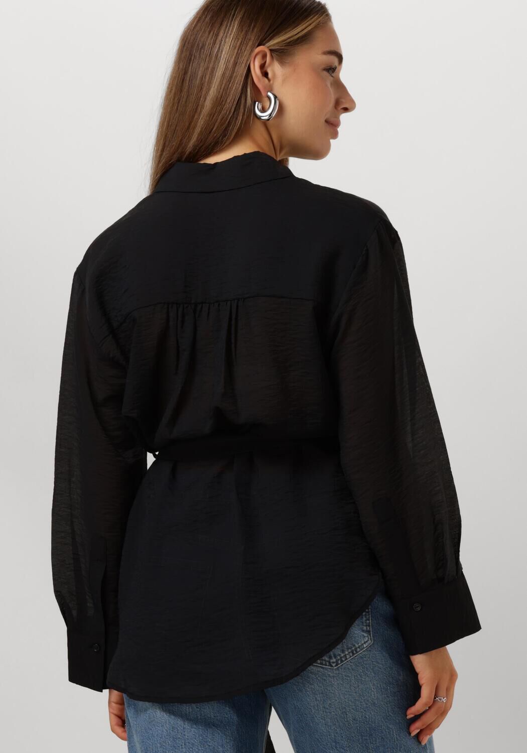 MSCH COPENHAGEN Dames Blouses Mschcarcella Shirt Zwart