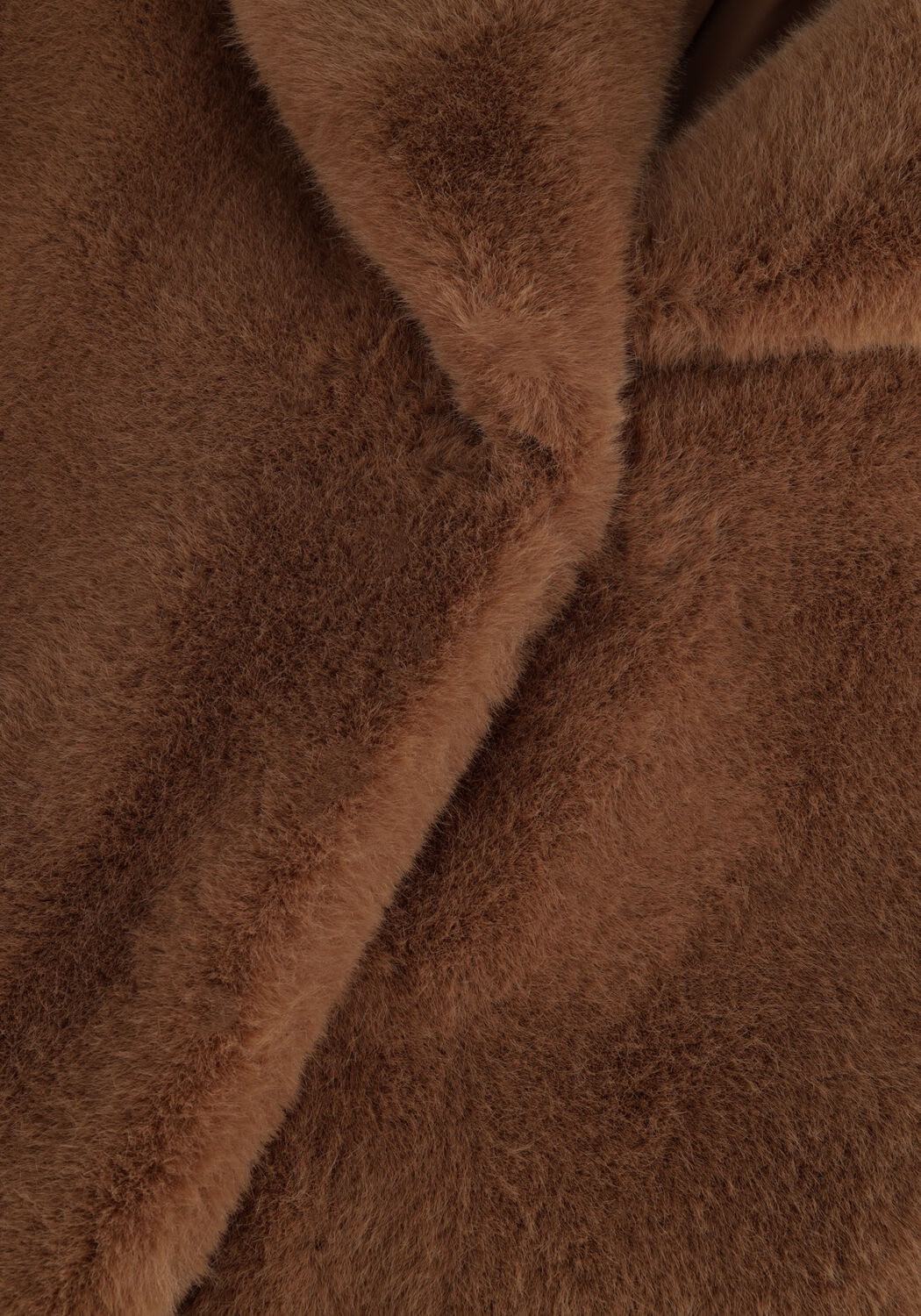 Zand STAND STUDIO Faux fur jas CAMILLE COCOON COAT - large