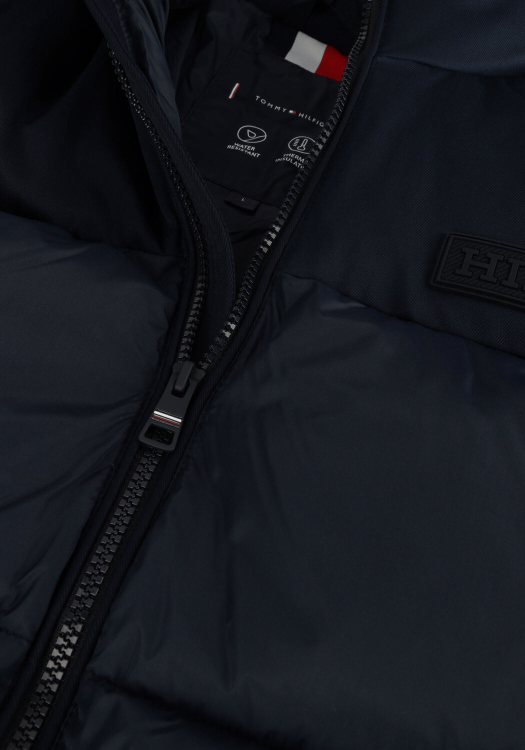 Donkerblauwe TOMMY HILFIGER Gewatteerde jas NEW YORK PUFFER JACKET - large