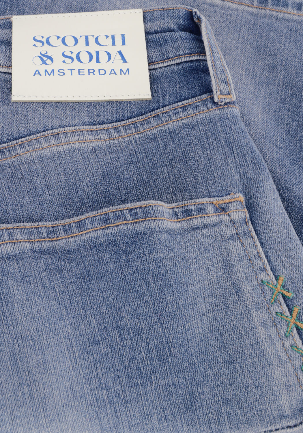 Blauwe SCOTCH & SODA Korte broek RALSTON REGULAR SLIM SHORT - large