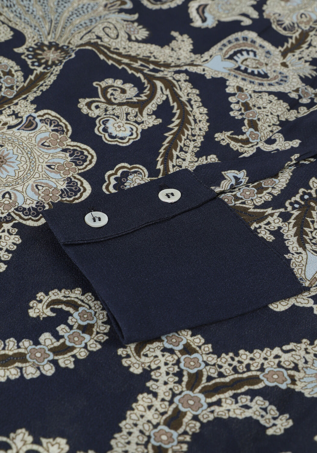 Blauwe MOS MOSH Blouses URIKA PERSIA LS BLOUSE - large