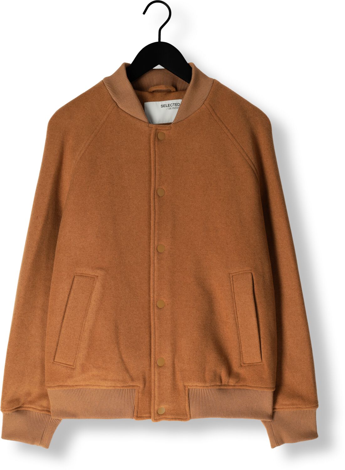 SELECTED HOMME Heren Jassen Slhroy Bomber Jacket Ex Camel