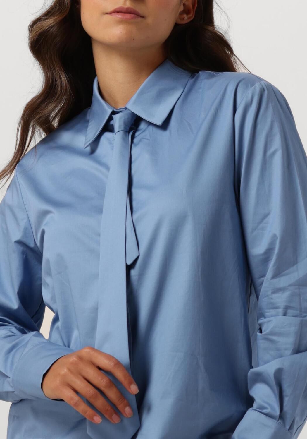 ACCESS Dames Blouses D44-7003-420 Lichtblauw
