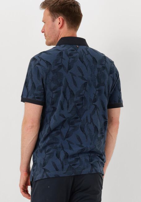 Blauwe PME LEGEND Polo TWO TONE PIQUE PRINTED - large