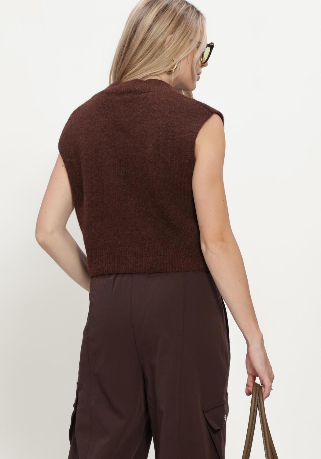 STUDIO AMAYA Dames Truien & Vesten Sano Knitwear Bruin