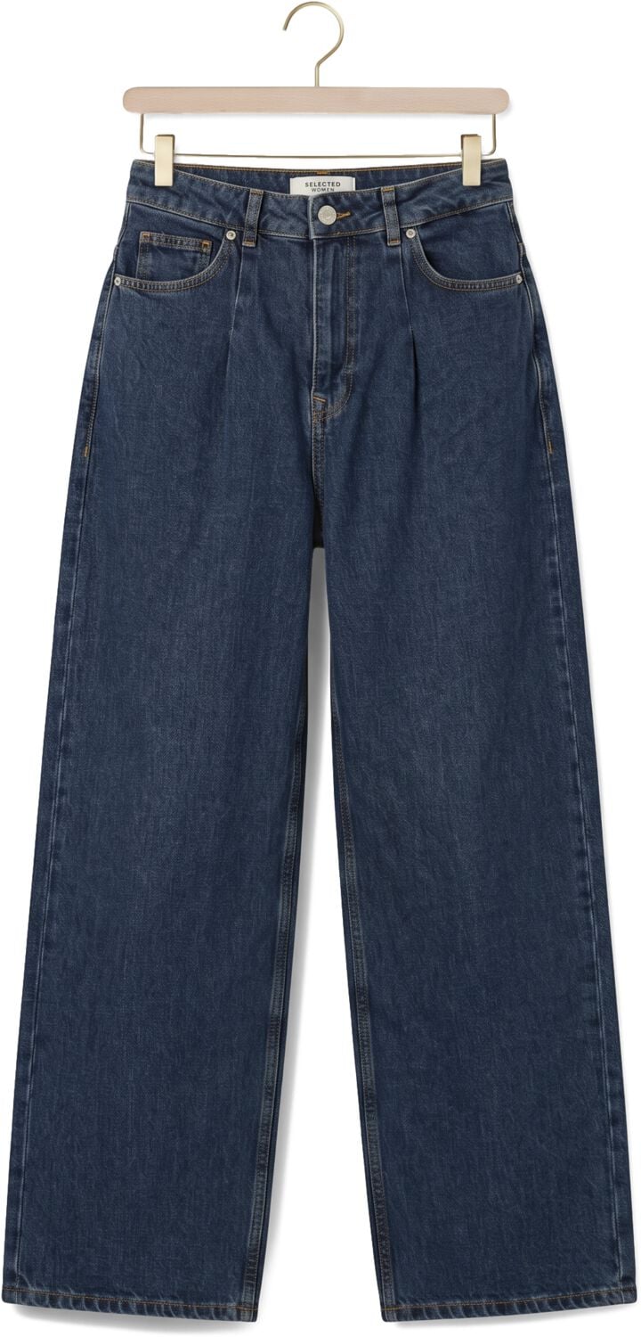 SELECTED WOMEN Dames Jeans Slwbarrel Loose Nanet Blauw