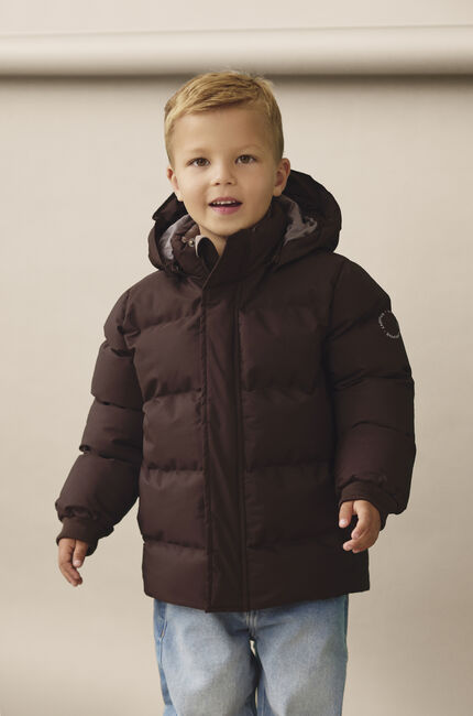 Bruine ENFANT Gewatteerde jas JACKET QUILT SOLID - large