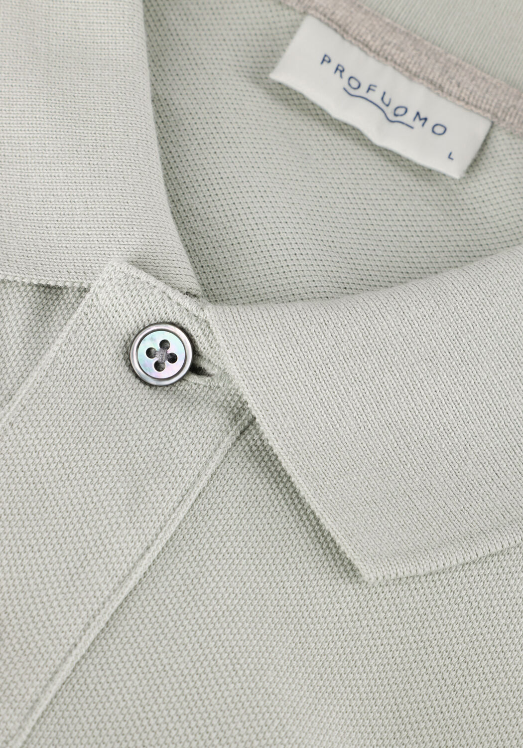 Mint PROFUOMO Polo POLO SHORT SLEEVE - large