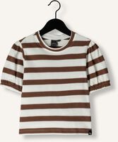 Bruine INDIAN BLUE JEANS T-shirt T-SHIRT STRIPED PUFFED SLEEVE Bruine INDIAN BLUE JEANS T-shirt T-SHIRT STRIPED PUFFED SLEEVE - medium