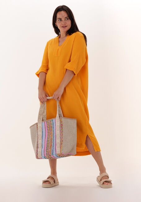 Oranje CIRCLE OF TRUST Midi jurk GILL DRESS - large
