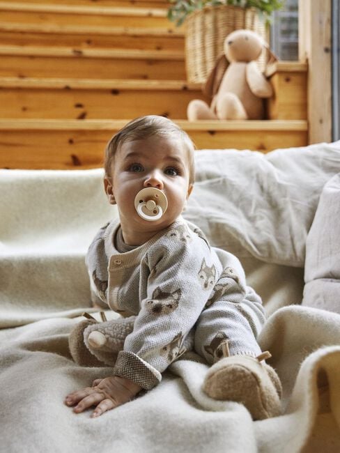 Beige LIL' ATELIER Broeken NBMLAMOE KNIT PANT LIL Beige LIL' ATELIER Broeken NBMLAMOE KNIT PANT LIL - large