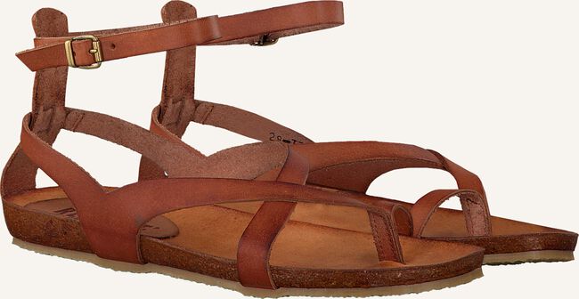 Cognac RED-RAG Platte sandalen 79128 Cognac RED-RAG Platte sandalen 79128 - large