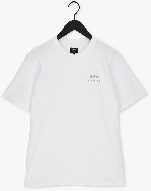 Witte EDWIN T-shirt EDWIN LOGO CHEST TS - large