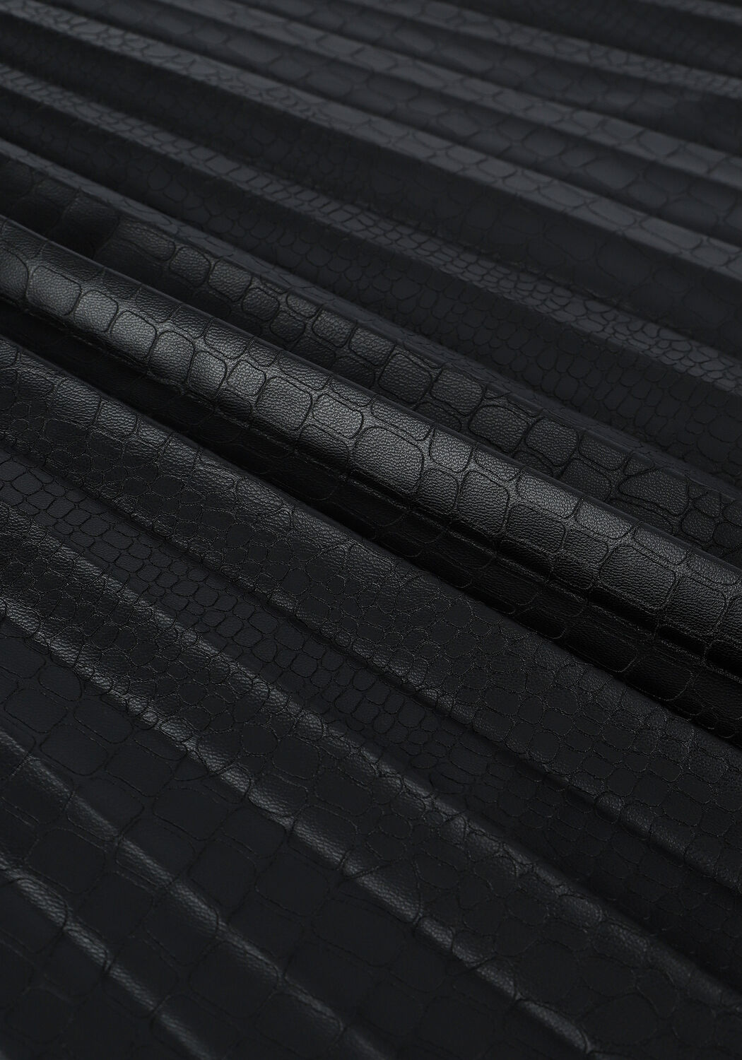 Zwarte JANSEN AMSTERDAM Midirok SKIRT PLISSE - large