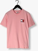 Roze TOMMY JEANS T-shirt TJM SLIM ESSENTIAL FLAG TEE