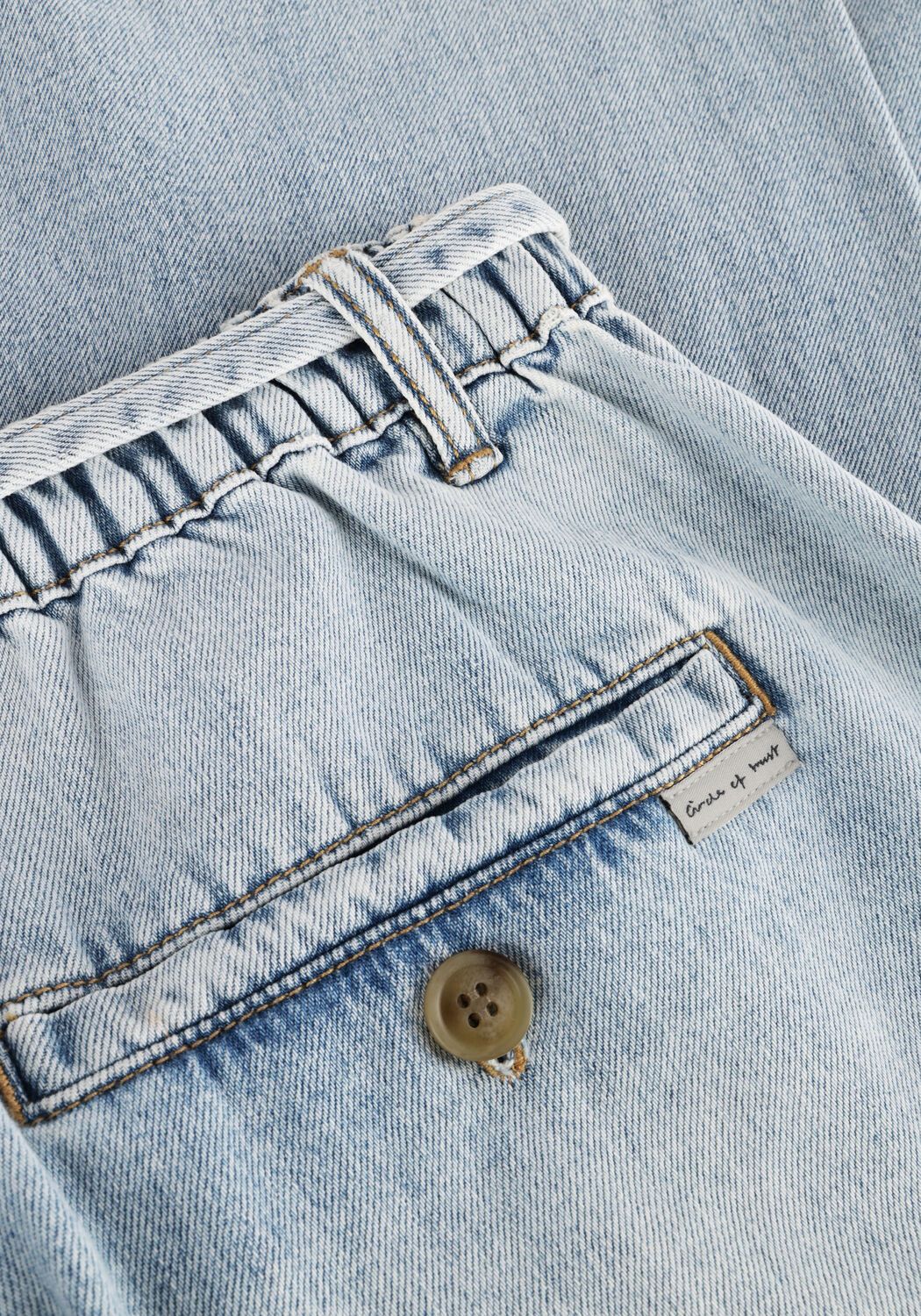 Blauwe CIRCLE OF TRUST Wide jeans KENZI WIDE LEG - large