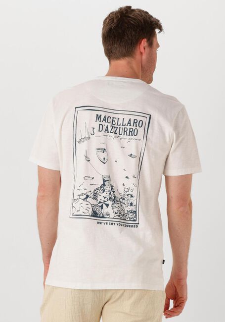 Witte BUTCHER OF BLUE T-shirt FRESCO DAZZURO TEE - large