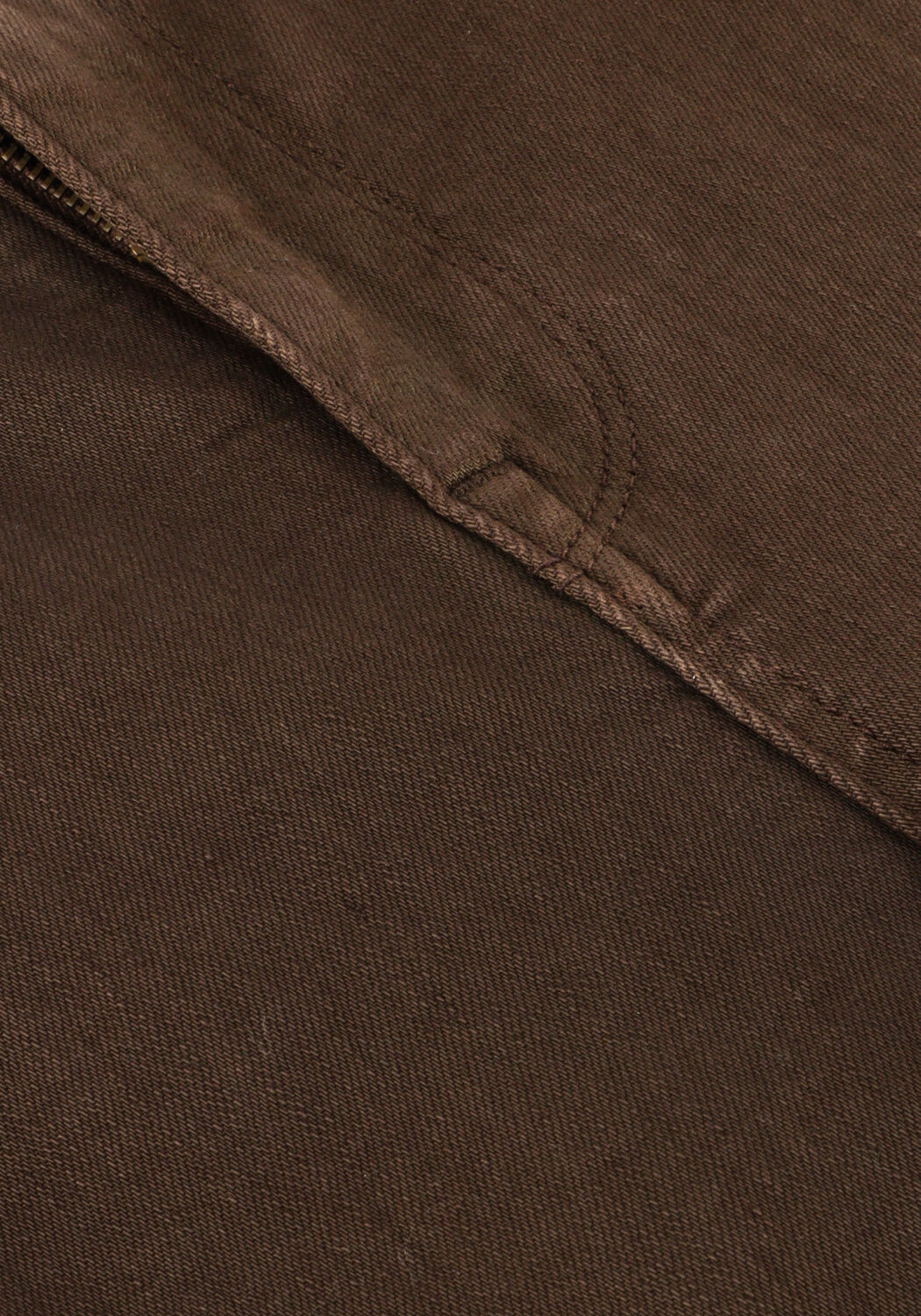 Bruine STUDIO ANNELOES Wijde broek Lexie col denim trousers - large