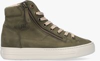 Groene PAUL GREEN Hoge sneaker 4024 - medium
