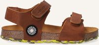Cognac DEVELAB Platte sandalen 48215 - medium
