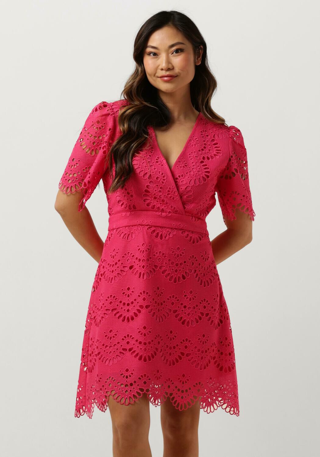 Suncoo Elegante Jurk voor Speciale Gelegenheden Pink Dames