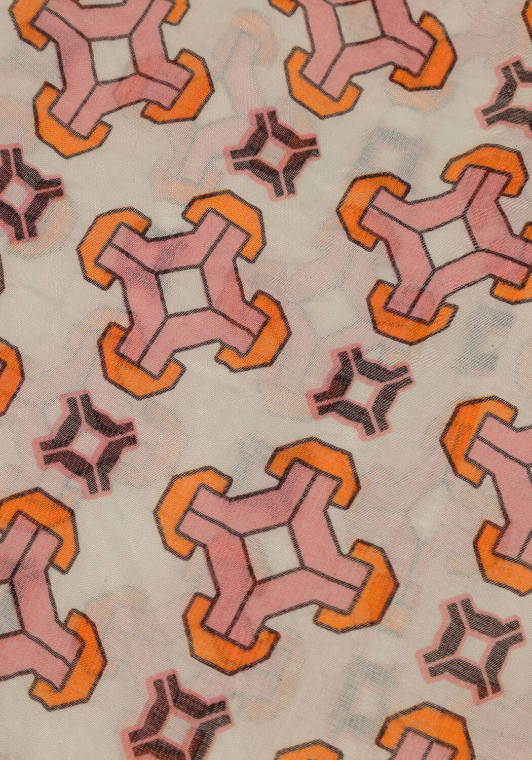 Ecru CO'COUTURE Midi jurk SUNRISE CROP EGYPT DRESS - large