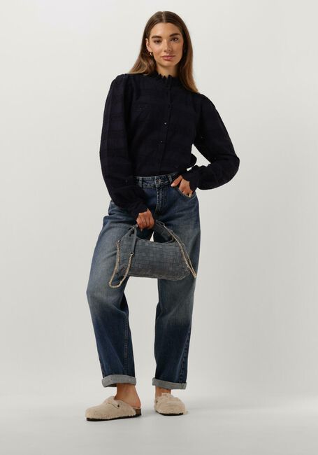 Donkerblauwe LOLLYS LAUNDRY Blouses RAMPUR - large