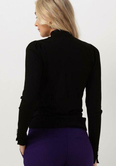 Zwarte JANSEN AMSTERDAM Coltrui FN187 FINE KNIT TURTLE NECK LONG SLEEVES - large