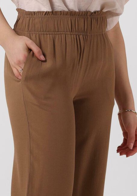 Khaki BY-BAR Wijde broek ROBYN VISCOSE PANTS - large