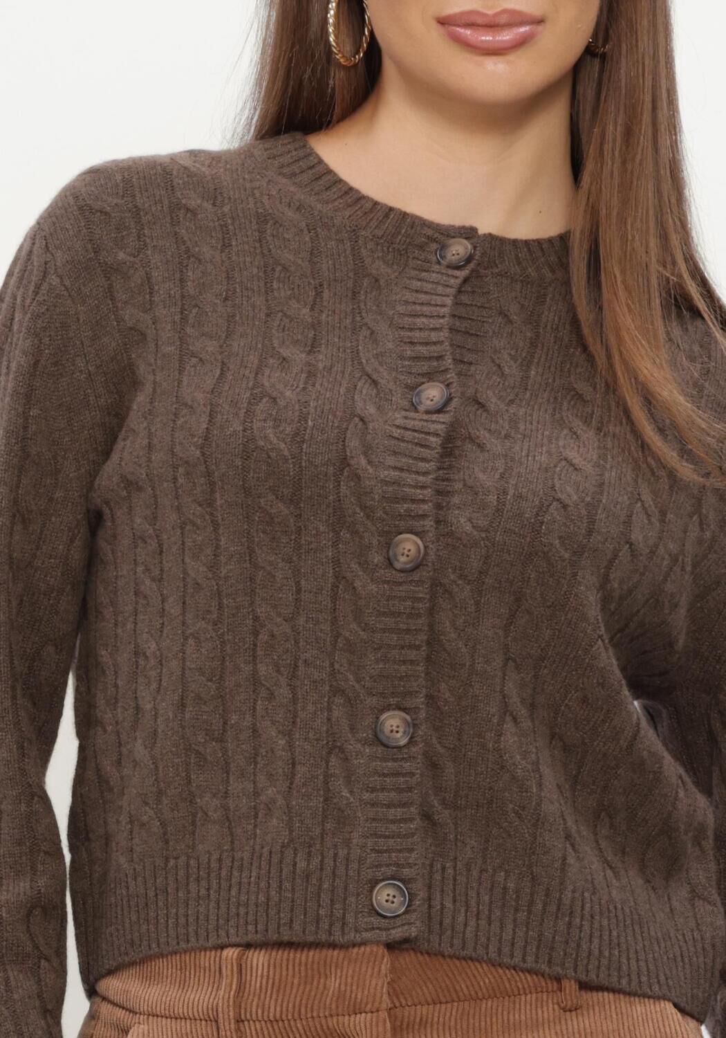 Bruine VANESSA BRUNO Vest HOBSON - large