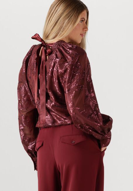 Bordeaux SUMMUM Blouses TOP SHINY JACQUARD - large