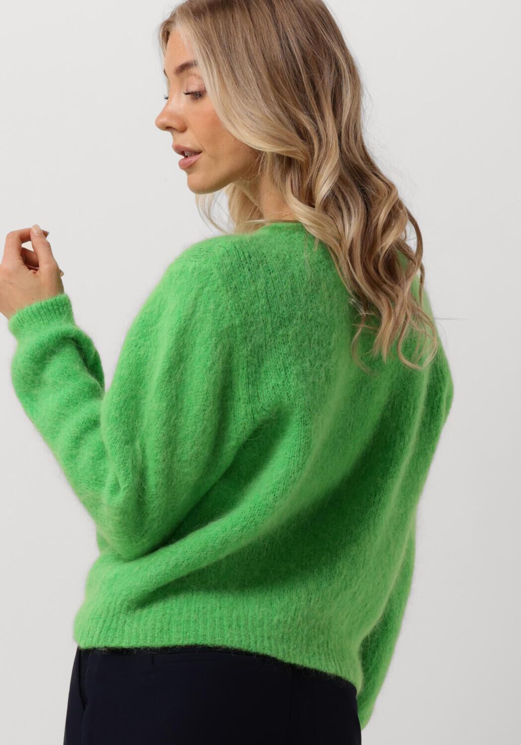 AMERICAN DREAMS Dames Truien & Vesten Susan Alpaca Cardigan Groen