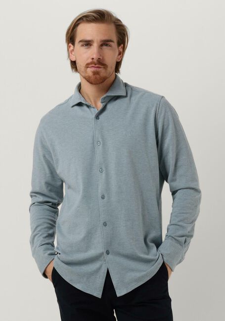 Blauwe DSTREZZED Casual overhemd SHIRT MELANGE PIQUE - large