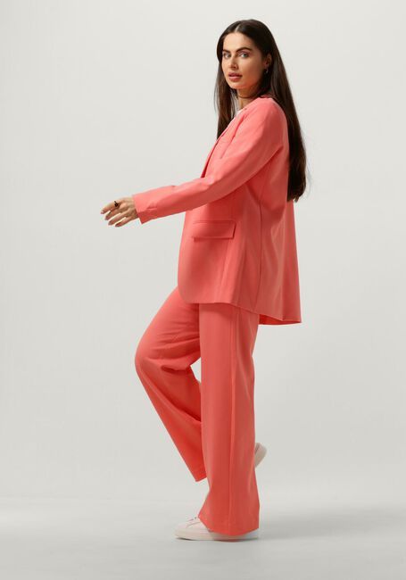 Oranje OBJECT Pantalon OBJLISA WIDE PANT - large