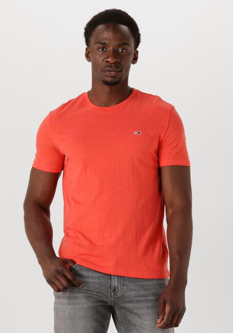 Koraal TOMMY JEANS T-shirt TJM XSLIM JASPE HTR TEE EXT - large