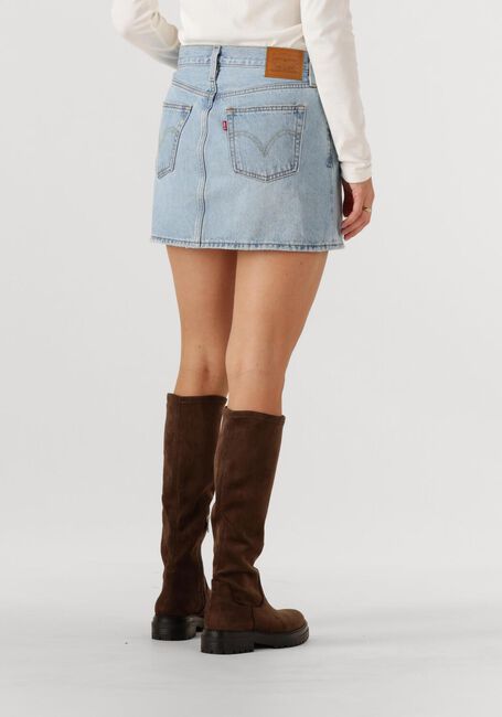 Lichtblauwe LEVI'S Minirok ICON SKIRT FRONT AND CENTER - large