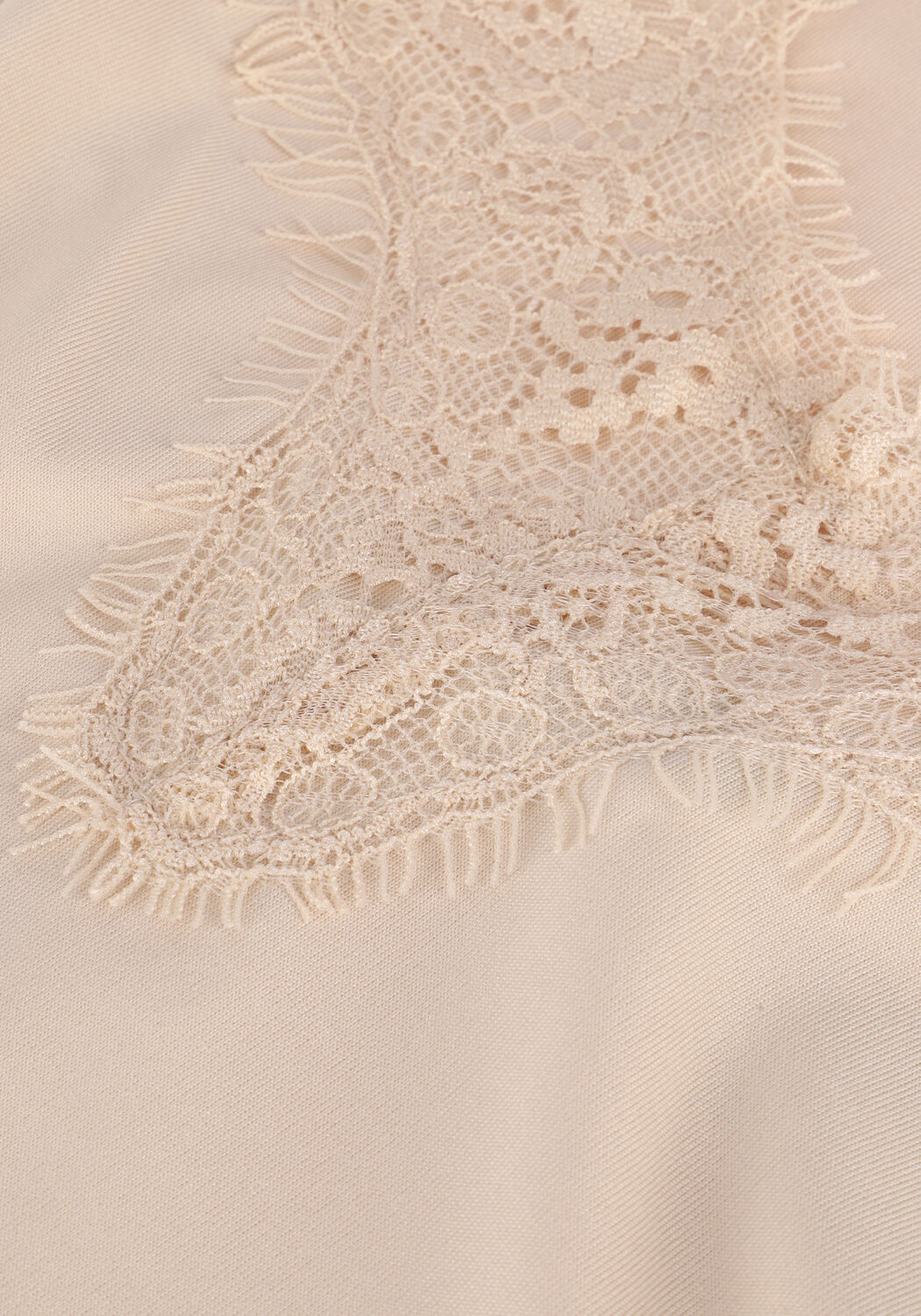 Beige CC HEART Mini jurk LACE SLIPDRESS - large