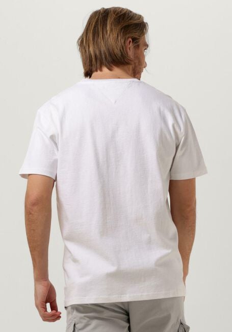 Witte TOMMY JEANS T-shirt TJM CLSC TOMMY XS BADGE TEE - large