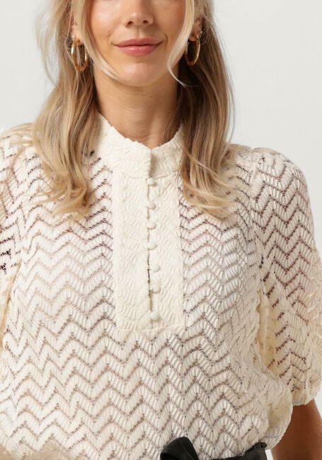 Creme MINUS Blouses JEVA HALF SLEEVE BLOUSE - large