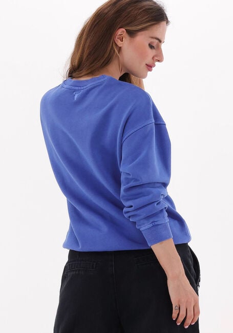 Blauwe ALIX THE LABEL Sweater LADIES KNITTED SHIELD SWEATER - large