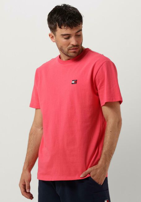 Roze TOMMY JEANS T-shirt TJM CLSC TOMMY XS BADGE TEE - large