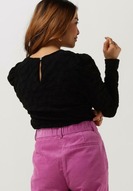 Zwarte CO'COUTURE Top DALIA DRAPE BLOUSE - large