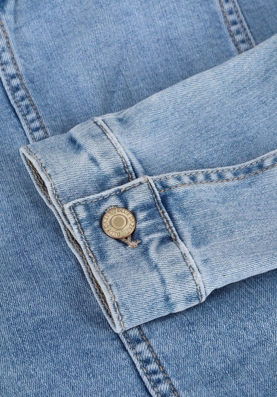 Blauwe SUMMUM Spijkerjas BASIC DENIM JACKET TWILL STRET - large