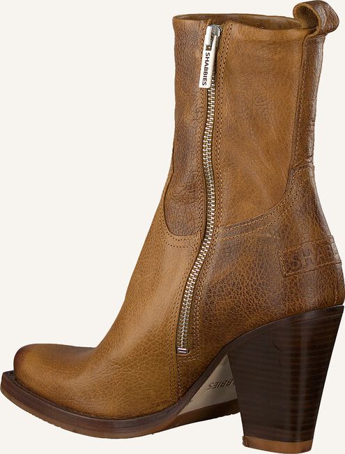 Cognac SHABBIES Enkellaarsjes 193020109 Cognac SHABBIES Enkellaarsjes 193020109 - large