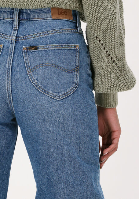 Lichtblauwe LEE Wide jeans WIDE LEG LONG - large