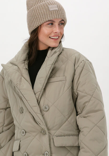 Beige NA-KD Gewatteerde jas QUILTED COAT - large